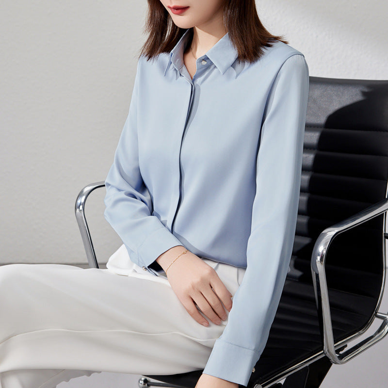 Graceful Satin  Shirt For Women