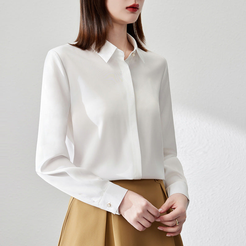 Graceful Satin  Shirt For Women