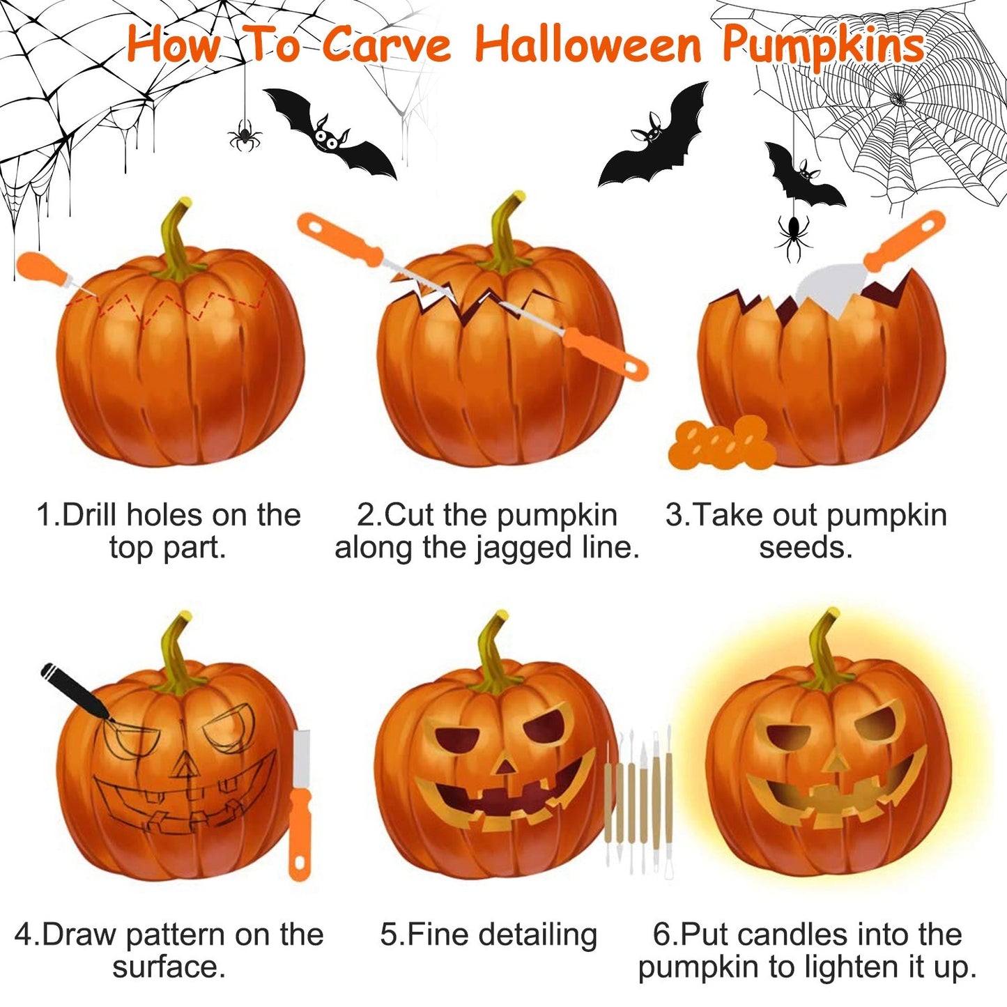 Halloween Pumpkin Carving Kit