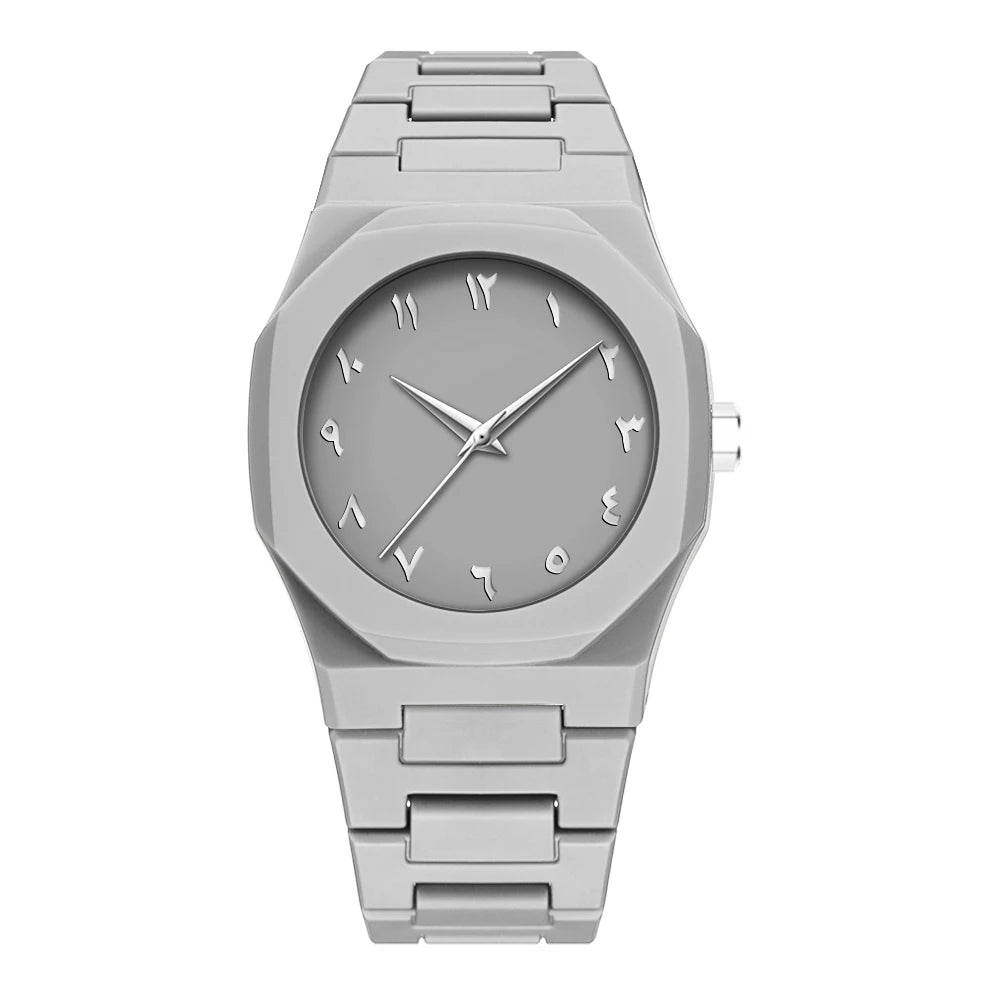 VA VA VOOM Brand Men Creative Watch Fashion Silicone Black Business Style Arabic Digital Creative Military Quartz Sports Watches