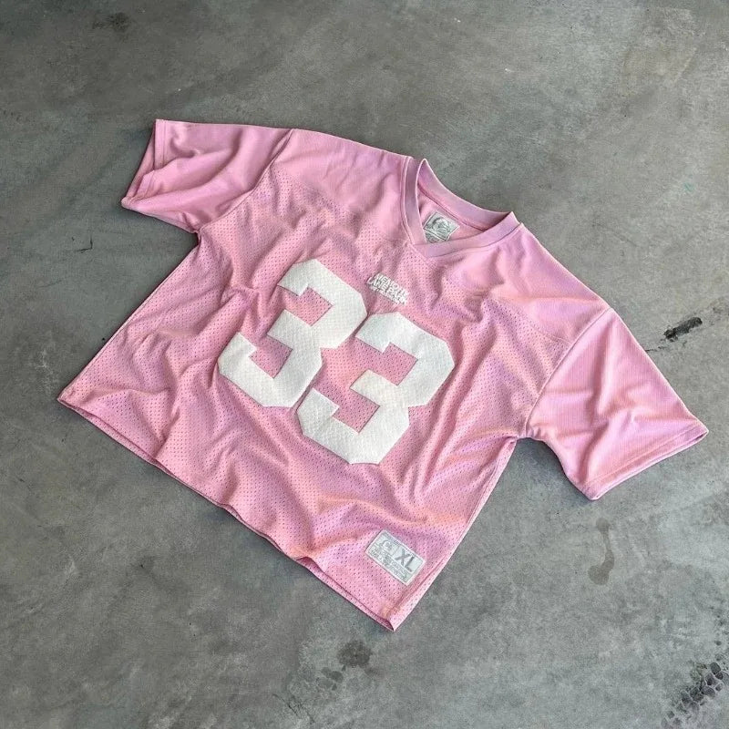 Vintage Printed Shirts for Women Clothing Street Fashion Hip Hop Sports Style Women T Shirt Loose Casual Women Clothes Tops