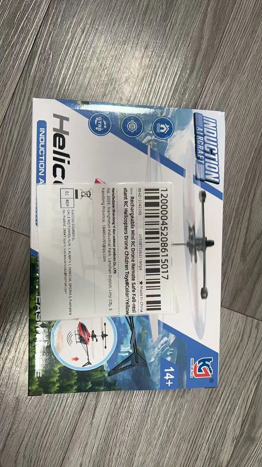 Mini RC Drone Rechargeable No Remote Control RC Helicopters Drone Toys Induction Hovering Safe Fall-resistant Rc Airplane