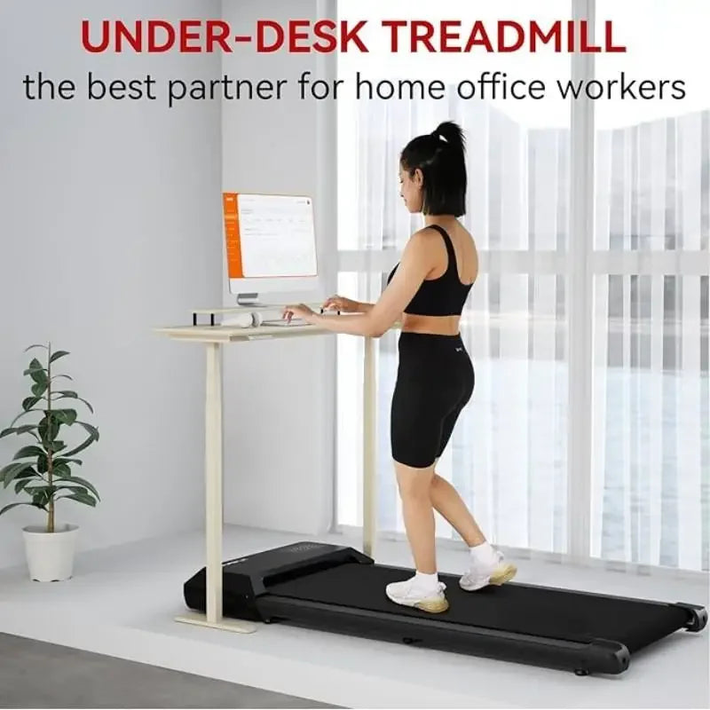 300 Ibs Weight Capacity 2.5 HP 2 in 1 Portable Treadmill for Home-Remote Control,LED Display,Walking Pad for Fitness Enthusiasts