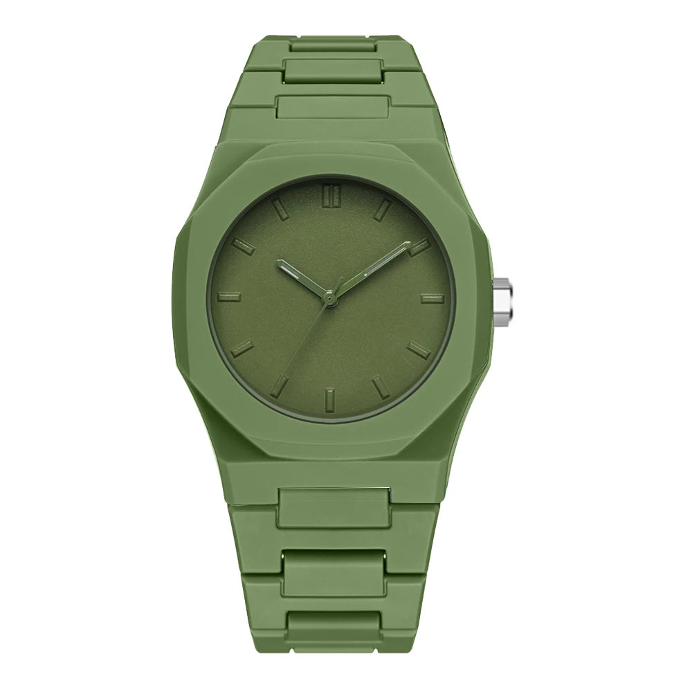VA VA VOOM Brand Men Creative Watch Fashion Silicone Black Business Style Arabic Digital Creative Military Quartz Sports Watches