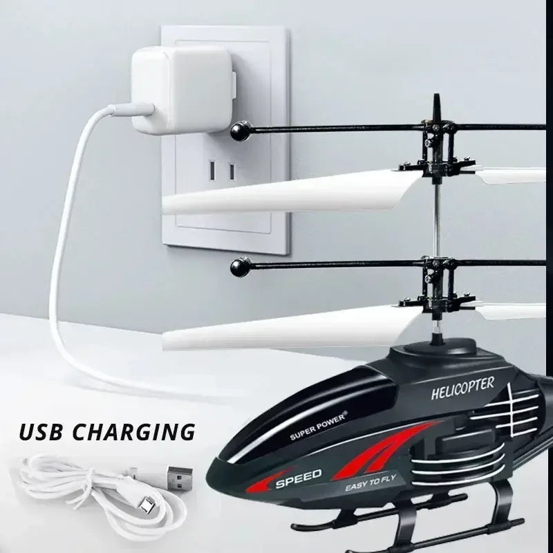 Mini RC Drone Rechargeable No Remote Control RC Helicopters Drone Toys Induction Hovering Safe Fall-resistant Rc Airplane