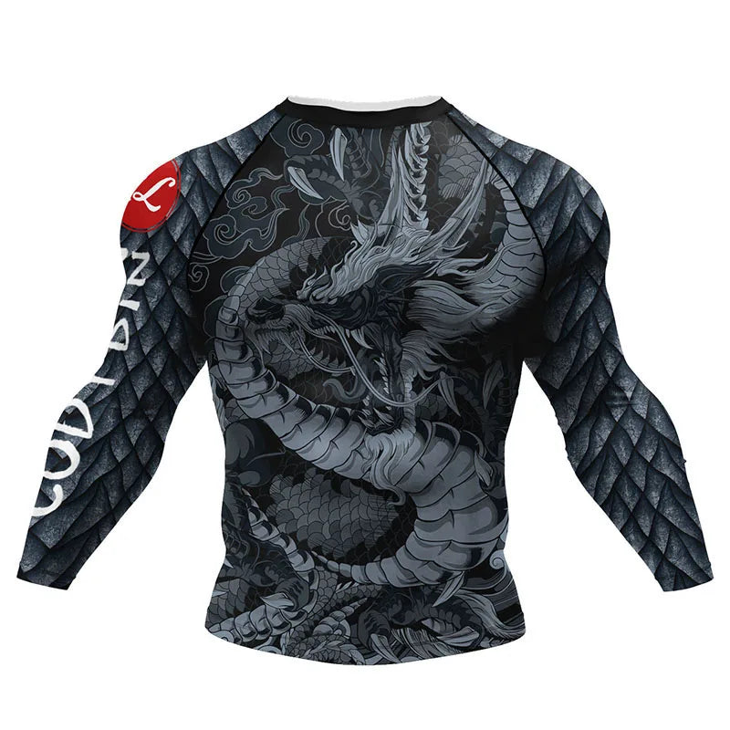 Mma Shorts  Jiu Jitsu T-shirt Pant Sets Rashguard Bjj Full Body Mens Women Compression Boxing Jerseys Rash Guard Clothing Suits