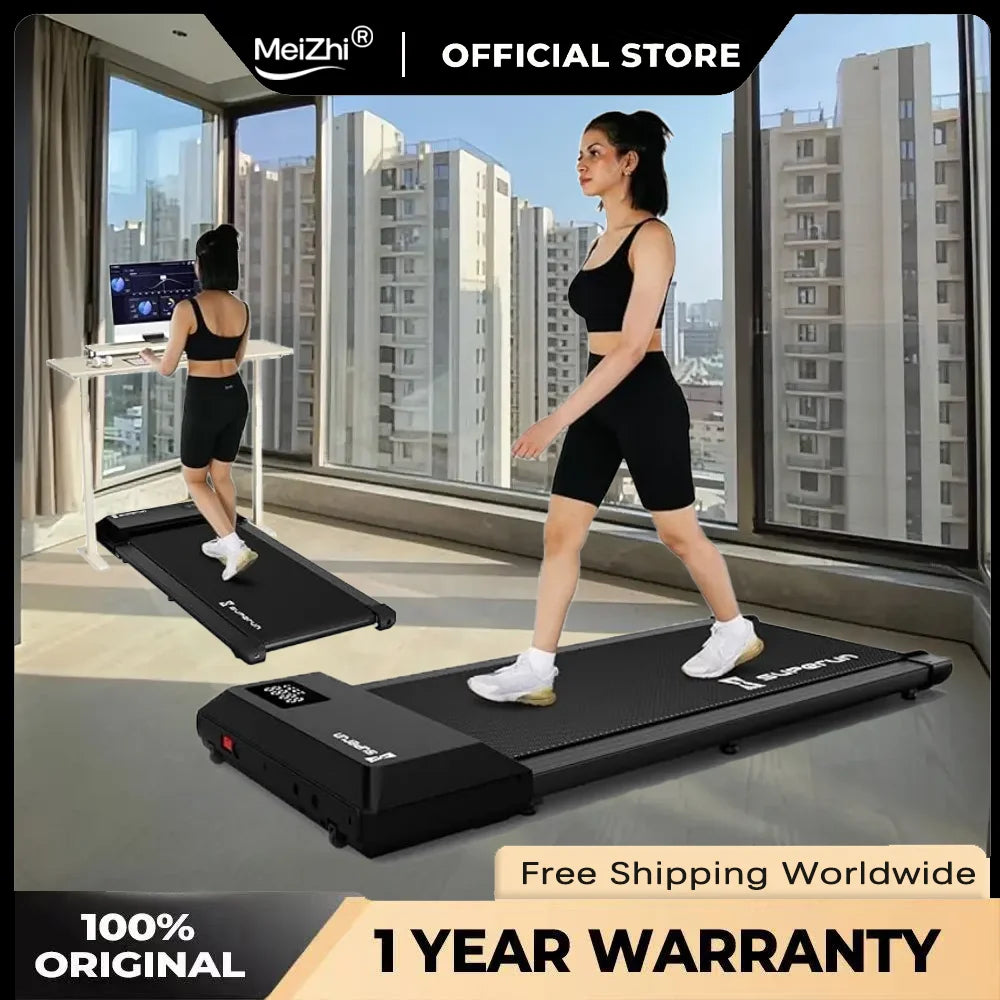 300 Ibs Weight Capacity 2.5 HP 2 in 1 Portable Treadmill for Home-Remote Control,LED Display,Walking Pad for Fitness Enthusiasts