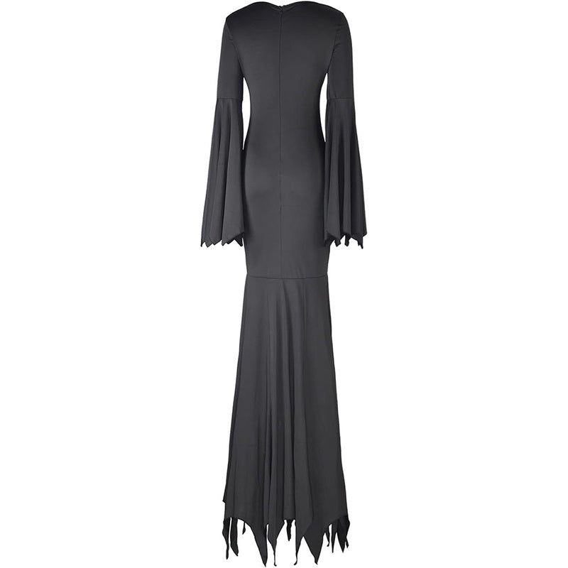 Black Costume Womens Gothic Witch Bat